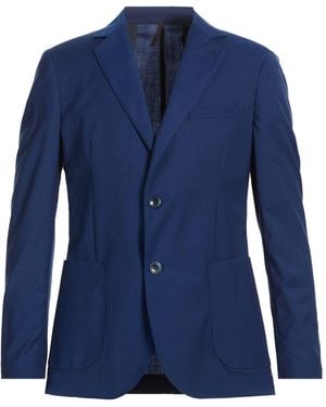 Exte Blazer Polyester, Wool, Elastane - Blue