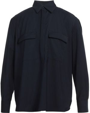 PT Torino Midnight Shirt Virgin Wool - Blue