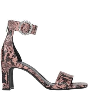 Janet & Janet Sandals Soft Leather - Metallic