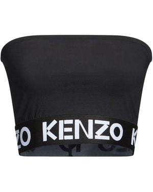 KENZO Top Polyamide, Elastane - Black
