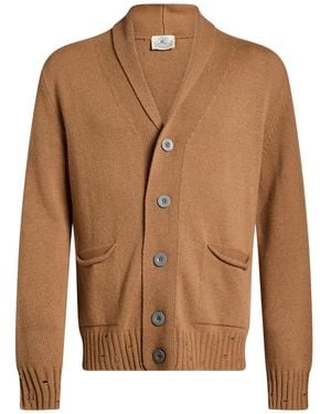 M.Q.J. Cardigan Polyamide, Wool, Viscose, Cashmere - Brown