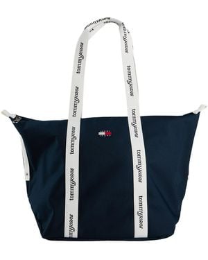 Tommy Hilfiger Handbag Recycled Polyester - Blue