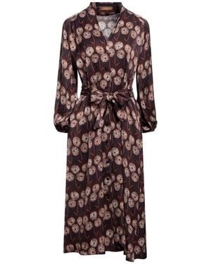 Siyu Vestito Midi - Marrone