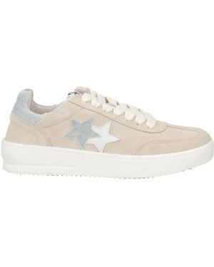 2Star Trainers Leather, Textile Fibres - White