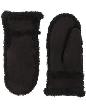 Yves Salomon Gloves Lambswool - Black