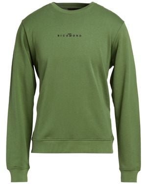 John Richmond Military Sweatshirt Cotton, Polyester - Green