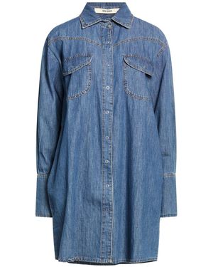 ROSE DENIM Mini Dress Cotton - Blue