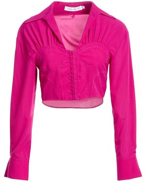 SIMONA CORSELLINI Top Polyester, Elastane - Pink