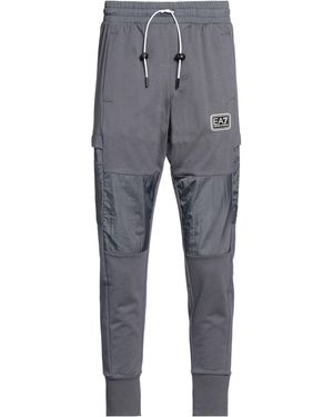 EA7 Pants Cotton, Polyamide - Gray