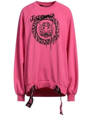 Just Cavalli Printed Cotton Sweatshirt - Pink