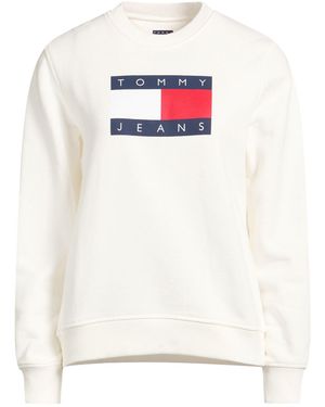 Tommy Hilfiger Ivory Sweatshirt Cotton - White