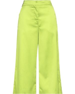 Semicouture Pants Acetate, Polyamide, Elastane - Yellow