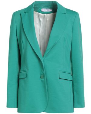 Kaos Blazer Cotton, Polyester, Elastane - Green