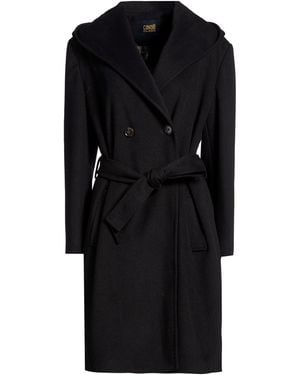 Roberto Cavalli Coat Wool, Polyester, Acrylic - Black