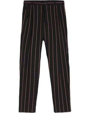 Dolce & Gabbana Trousers Polyester, Virgin Wool, Cotton, Elastane - Black