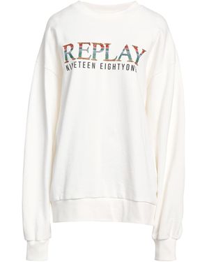 Replay Sweatshirt - Weiß