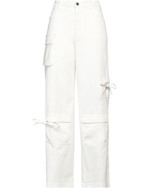 Soallure Jeans Cotton, Elastane - White