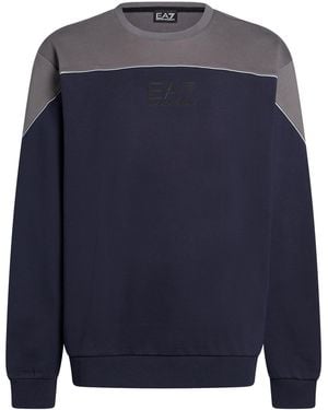 EA7 Midnight Sweatshirt Cotton, Polyester - Blue