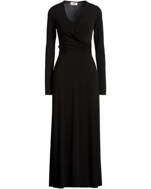 Ottod'Ame Maxi Dress Cotton, Elastane - Black