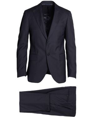 Tombolini Midnight Suit Wool, Silk - Blue