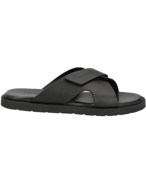 Ferragamo Sandals Leather - Black