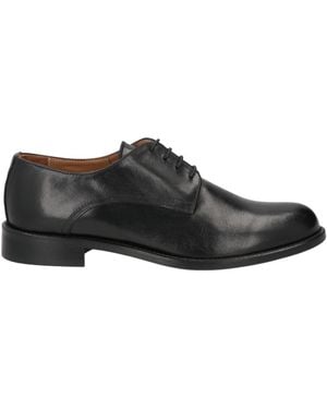Exton Lace-Up Shoes Calfskin - Black