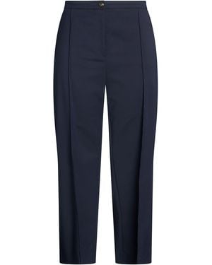 Marina Rinaldi Midnight Pants Cotton, Polyamide, Elastane - Blue