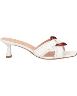 Alberta Ferretti Sandals Leather - Natural