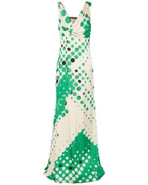 CAMILLA Maxi Dress Polyester - Green