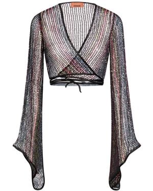 Missoni Wrap Cardigans - Black