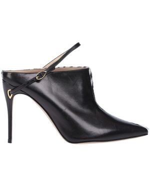 Jennifer Chamandi Mules & Clogs - Black