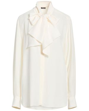 Kiton Ivory Shirt Silk - White