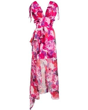 Gaelle Paris Maxi Dress Polyester - Pink