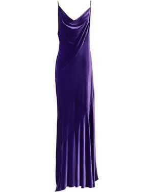 Philosophy Di Lorenzo Serafini Vestito Lungo - Viola