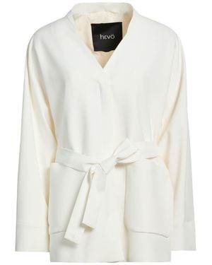 Hevò Jacket Polyester, Elastane - White