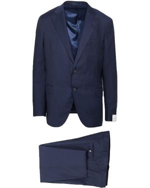 Caruso Suit Wool - Blue