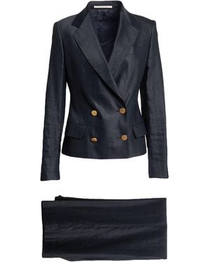 Tagliatore 0205 Suit Viscose, Linen, Elastane, Polyester - Blue