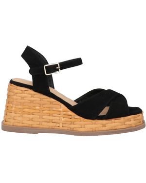 Castañer Sandals Leather - Black