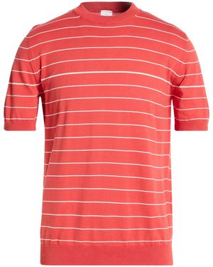 Eleventy Rust Jumper Cotton - Red