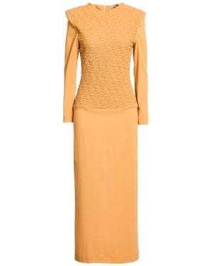 Lardini Marigold Maxi Dress Acetate, Viscose, Elastane - Orange