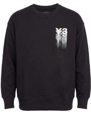 Y-3 Sweatshirt Cotton - Blue