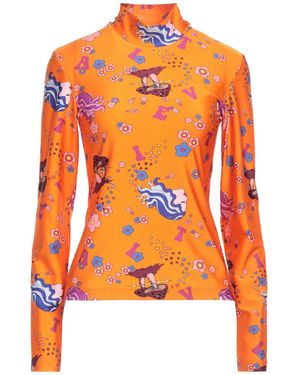 Vivetta T-Shirt Polyamide, Elastane - Orange