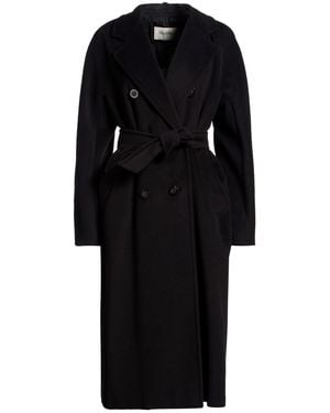 Max Mara Coat Virgin Wool, Cashmere - Black