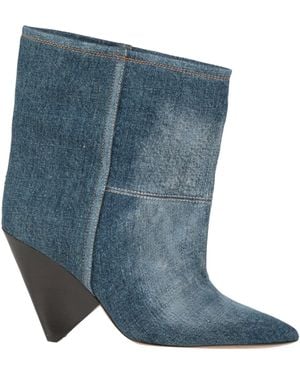 Isabel Marant Ankle Boots Cotton - Blue