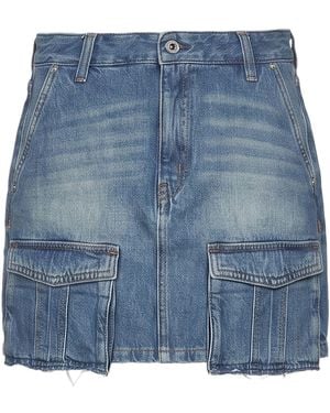 KARL LAGERFELD Denim Skirt Cotton - Blue