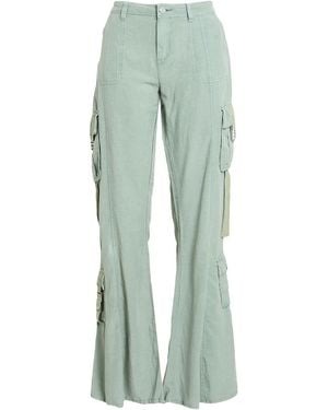 Guess Pants Lyocell, Linen - Green
