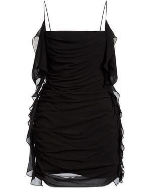 Celine Mini Dress Silk - Black