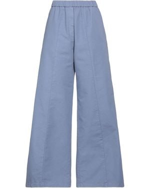 forte_forte Trousers Cotton - Blue