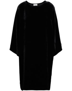 P.A.R.O.S.H. Mini Dress Viscose, Silk - Black