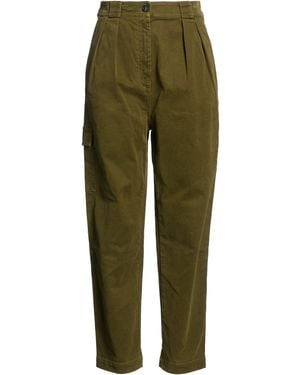 Woolrich Military Trousers Cotton, Elastane - Green